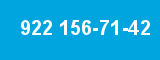 922 156-71-42 922 156-71-42